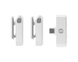 Wireless Micro USB-C Mikrofonsystem - Hvid