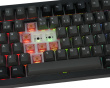 5075 V5 Black & Silver Trådløst Tastatur [Penguin Silent Linear]
