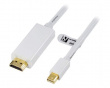 Mini DisplayPort til HDMI 2m Hvid