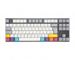 VA88M CMYK PBT Hvid LED Tastatur [MX Red] (DEMO)
