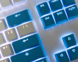 PBT Doubleshot Shine-through 114-Key Keycap Set - Blue Drop (DEMO)