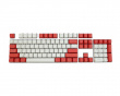 PBT Doubleshot Shine-through 114-Key Keycap Set - Red Alarm (DEMO)