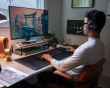 K100 AIR Wireless RGB Ultra-Thin Gaming Tastatur [MX ULP Tactile] - Sort (DEMO)