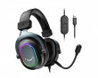 H6 USB 7.1 Gaming Headset RGB - Sort (DEMO)