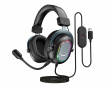 H6 USB 7.1 Gaming Headset RGB - Sort (DEMO)