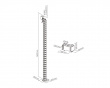 Flexible Desk Cable Management Spine - Hvid Kabelskjuler (DEMO)