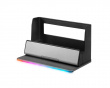 Universal Device Organizer with RGB - Skrivebordsopbevaring, Grå (DEMO)