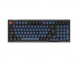 V5 QMK 96% RGB Knob Hotswap Tastatur - Frosted Black [K Pro Red] (DEMO)