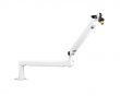 Low-Profile Boom Arm Stand - Hvid Mikrofonstativ (DEMO)