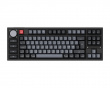 Q3 Pro QMK TKL Hotswap RGB Backlight ISO Knob Version - Carbon Black [K Pro Red] (DEMO)