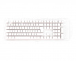 White Double-Shot PBT Keycap Set - ISO - Hvid (DEMO)