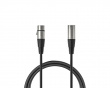XLR Kabel - 3pin - 1.8 Meter - Sort (DEMO)