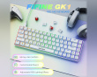 AmpliGame GK1W ANSI Gaming Tastatur - Hvid (DEMO)