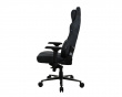 Vernazza Supersoft Fabric Gamingstol - Sort (DEMO)