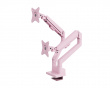 Alzare Neo Duo Monitor Stand - Pink (DEMO)