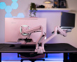 Alzare Neo Duo Monitor Stand - Pink (DEMO)