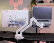 Alzare Neo Duo Monitor Stativ - Hvid (DEMO)