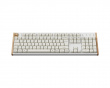 K10 HE SE Trådløst QMK Tastatur [Gateron 2.0 Purple Magnetic Switch] - Wood White (DEMO)