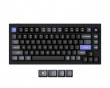 Q1 HE 8K Hotswap Knob ISO Tastatur - Sort [Lime Magnetic Switch] (DEMO)
