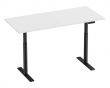 Premium Hæve Sænkebord Elektrisk Skrivebord 1600x700mm - Sort/Hvid