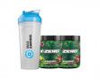 X-Zero Strawberry Coco Guava - 2 x 100 Portioner + Shaker