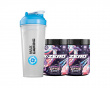 X-Zero Cosmic Cotton Candy - 2 x 100 Portioner + Shaker