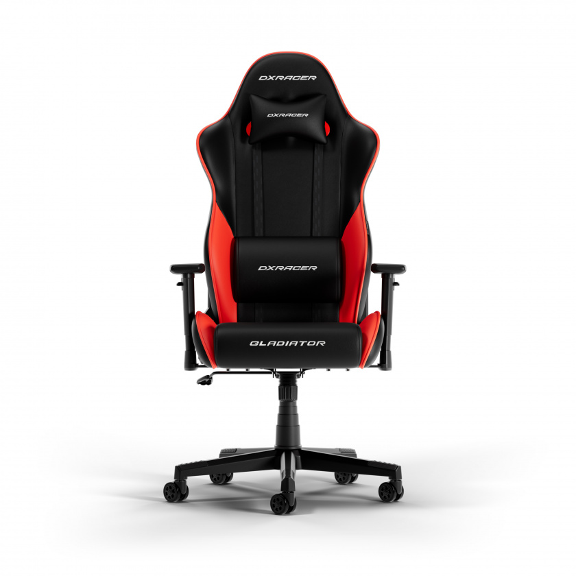 DXRacer GLADIATOR L Sort & Rød PVC Læder