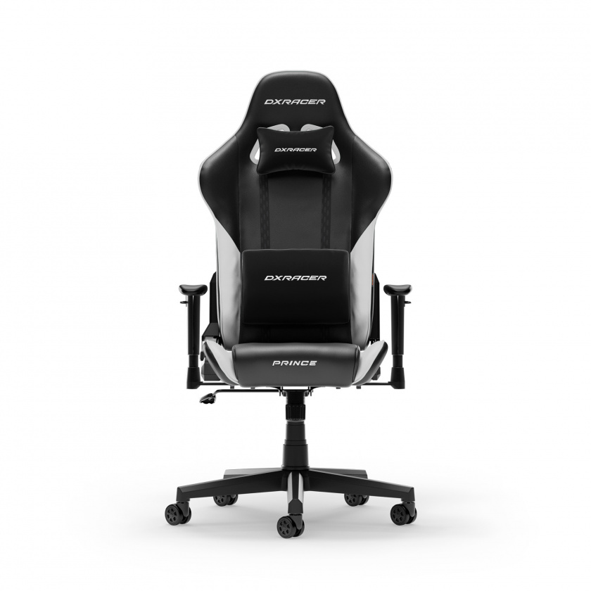 DXRacer PRINCE L Sort & Hvid PVC Læder