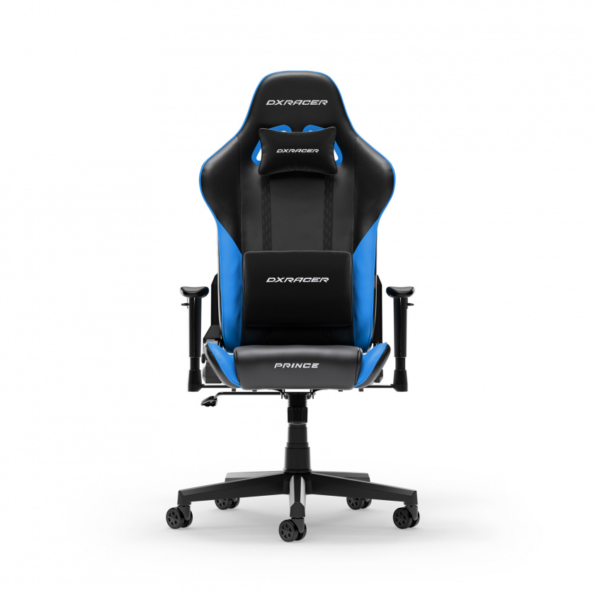 DXRacer PRINCE L Sort & Blå PVC Læder