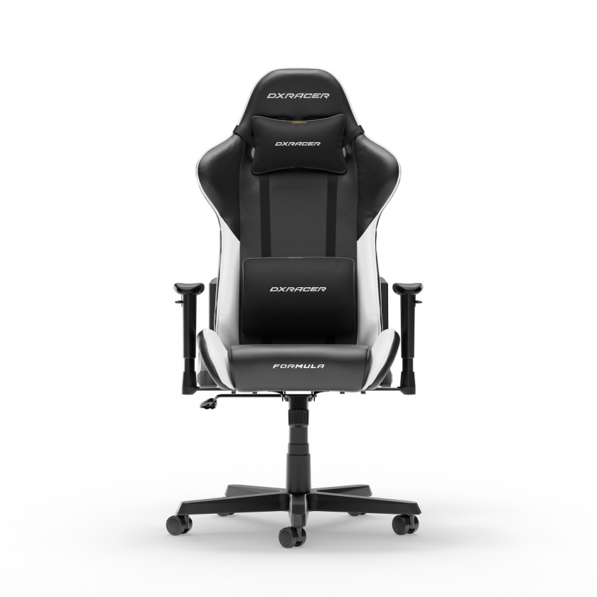 DXRacer FORMULA L Sort & Hvid PVC Læder