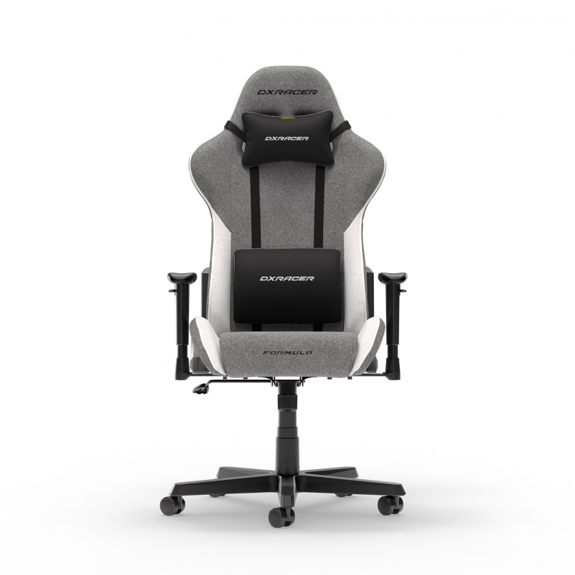 DXRacer FORMULA L Grå & Hvid Stof