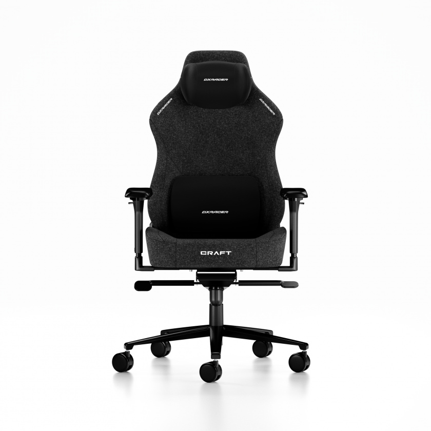DXRacer CRAFT Gamingstol Sort Stof XL