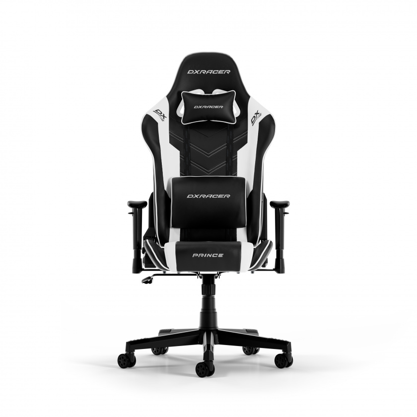 DXRacer PRINCE L Sort & Hvid PVC Læder