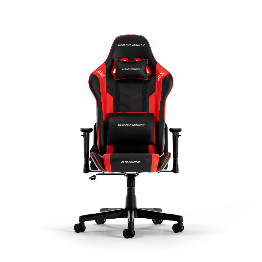 DXRacer PRINCE L Sort & Rød PVC Læder