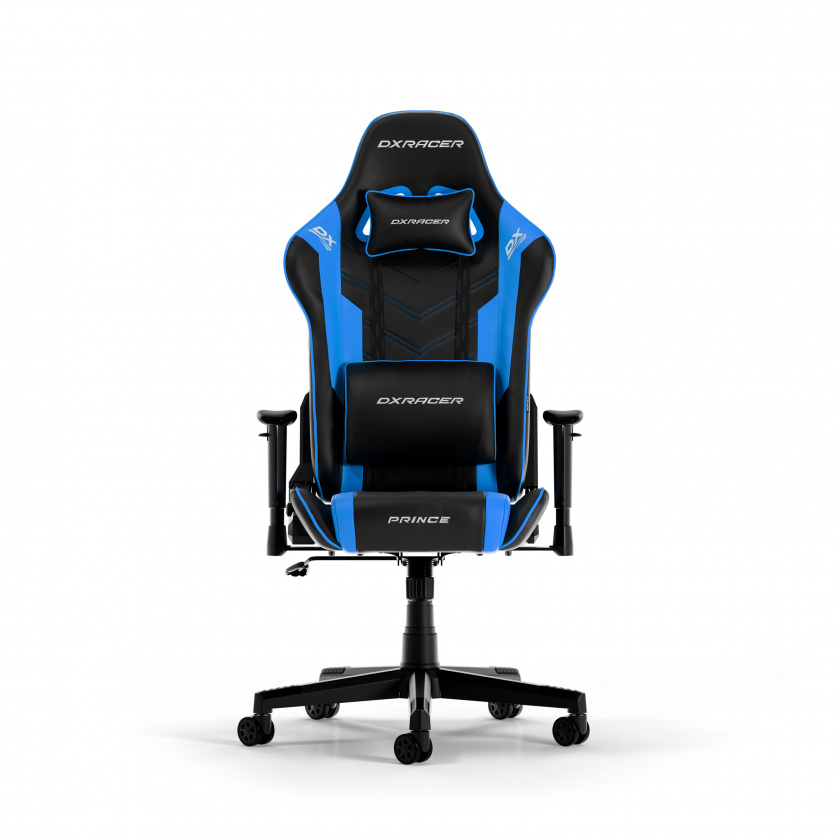 DXRacer PRINCE L Sort & Blå PVC Læder