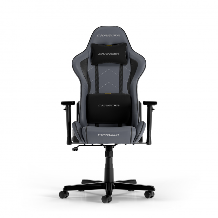 DXRacer FORMULA L Grå & Sort PVC Læder