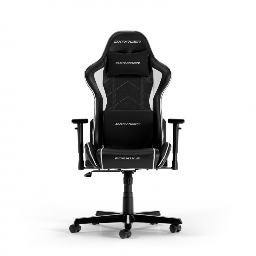 DXRacer FORMULA L Sort & Hvid PVC Læder